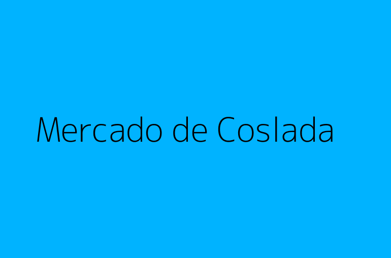 Mercado de Coslada